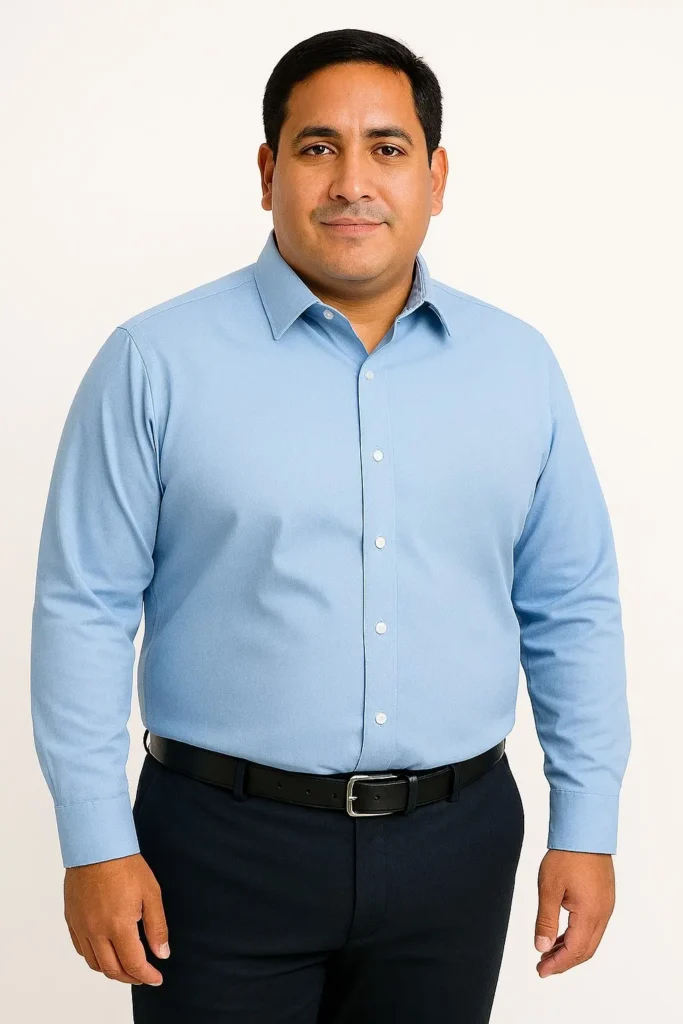 Camisa celeste clara